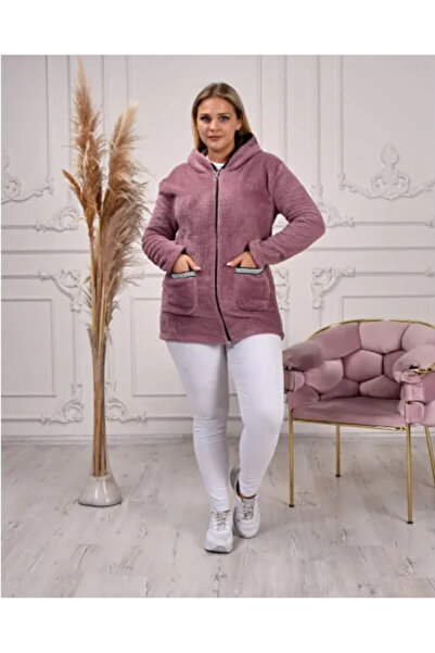 Egzoma Hanorac cocolino Roz cu model pe buzunar