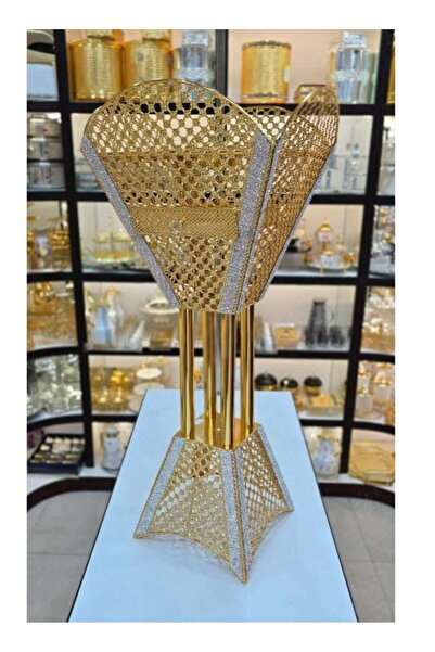 Radin Damanhoor Charcoal Bakhoor Incense Burner - Oud & Frankincense Metal, Aromatherapy Gift