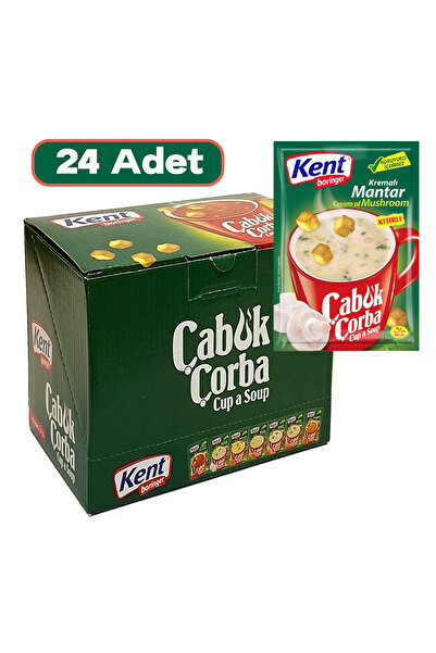 Kent Boringer Çabuk Çorba Mantar 19g X 24 Adet