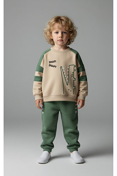ALG Boy's Appliqued Piece Winter Bottom and Top Set