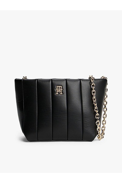 Tommy Hilfiger TH GRACE MINI CROSSOVER Kadın Siyah Çanta - AW0AW17690