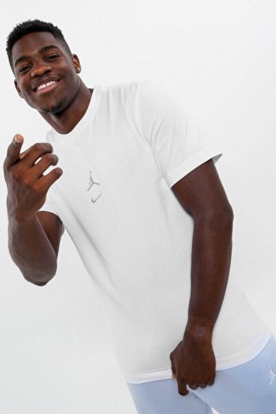 Nike Jordan Mvp Men's Jumpman T-Shirt Men's Casual Embroidery Swoosh Cotton T-Shirt White