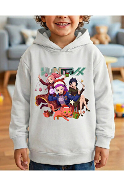 Toum Young KPop Demon Hunters hanorac gros cu 3 fire, dulce