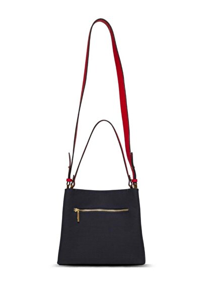 U.S. Polo Assn. Cross Strap Women's Bag Navy Blue-White-Red Us25238