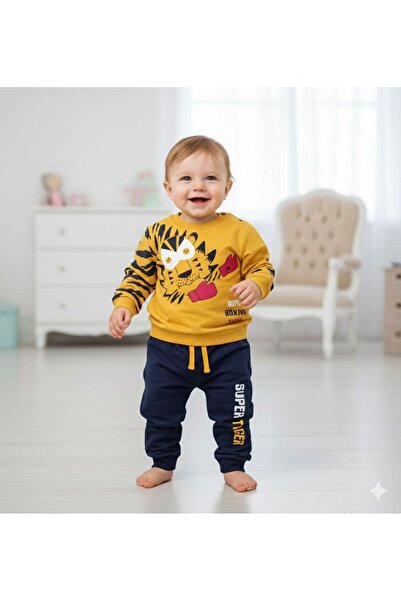 mj kids Double Printed Baby Suit