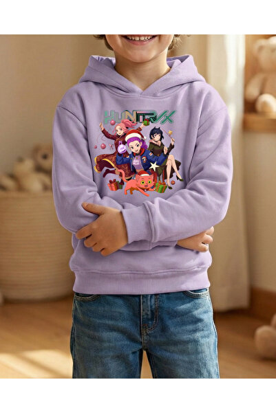 Toum Young KPop Demon Hunters hanorac gros cu 3 fire, dulce