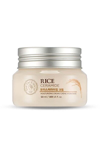 The Face Shop Rice Ceramide Moisturizing Cream - Rice Extract & Rice Bran Oil - 50ml