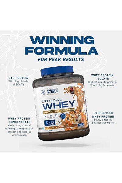applied nutrition Critical Whey Protein Powder 2kg (Chocolate Milkshake)