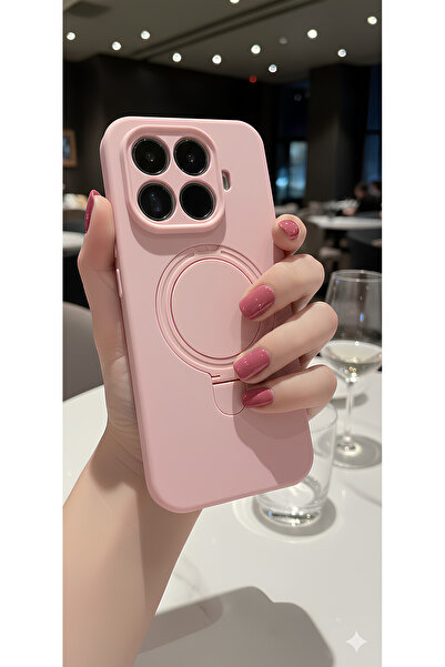 TechTrove Xiaomi 15T Pro Kılıf Soft Tasarım Magsafe Halka Stand İçi Kadife Kapak