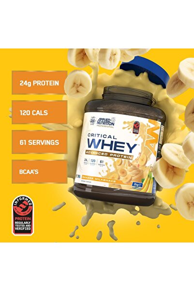 applied nutrition Critical Whey (2000g) Banana Milkshake - Proteins - Whey Protein Blend