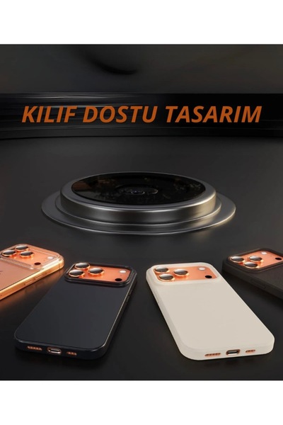 HYPERSOFT iPhone 17 Pro Max/17 Pro Compatible Sapphire Camera Lens Protector with Easy Installation Tool