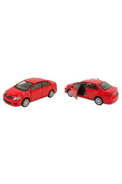 SUDESA OYUNCAK KIRMIZI 12 CM SÜRTMELİ ÇEK BIRAK METAL TOYOTA COROLLA 43608D (...