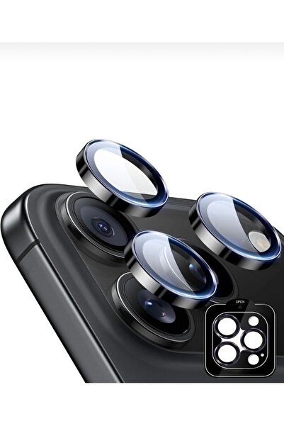 HYPERSOFT واقي عدسة الكاميرا من الياقوت الأزرق متوافق مع آيفون 17 برو ماكس/17 برو مع جهاز سهل التركيب