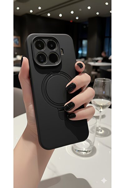 TechTrove Xiaomi 15T Pro Kılıf Soft Tasarım Magsafe Halka Stand İçi Kadife Kapak