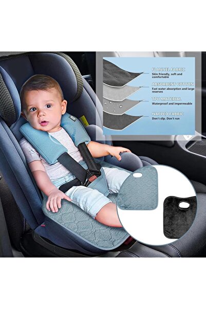 JOYZZZ Kids Car Seat Protector 2-Pack — Waterproof, Anti-Slip, Universal, Machine-Washable