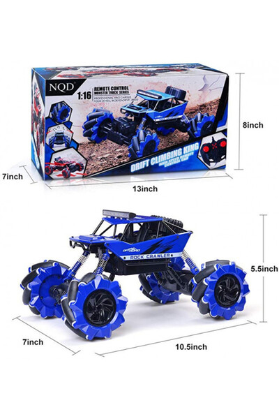 NQD NQD Car, Dancer 4WD 1:16 2.4Ghz RTR - Blue