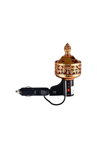 The comprehensive house Car incense burner, circular lantern shape, gold