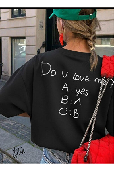 New Shine Оверсайз-футболка з написом «Love Me»