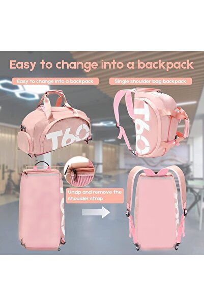 Sport Multifunctional Bag with Shoe Compartment, 45x23x25 cm, Waterproof