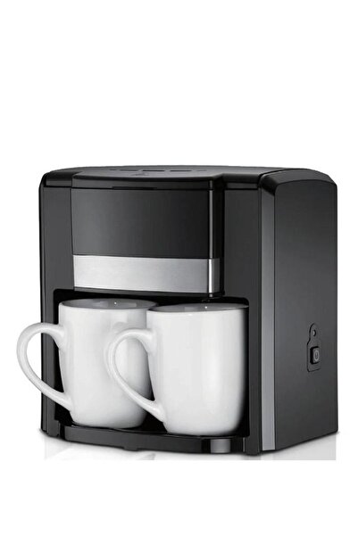 The comprehensive house Coffee maker with two porcelain cups, 0.3 L capacity, 500 W, black, CM7312