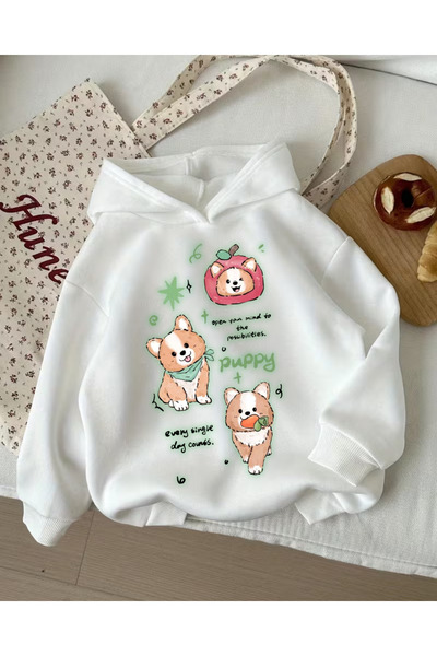 Touz Moda Young Cute Animal 3-Thread Thick Sweet Hoodie