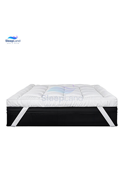 SLEEPLAND Package (Hotel-style mattress topper 200x140 cm, 14 cm high + Mattress protector 200x140 cm + Hotel-style pillow)