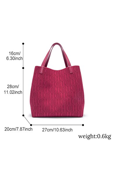 Generic Womens Handbag Large Capacity Shopping Tote Simple Casual Commuter Bag