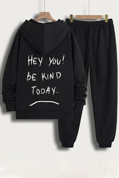 trendypassion Σετ φόρμας Unisex Hey you Printed