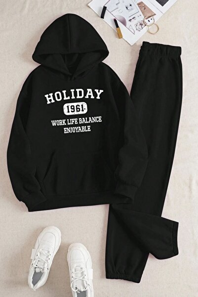 trendypassion Holiday Printed Tracksuit Set