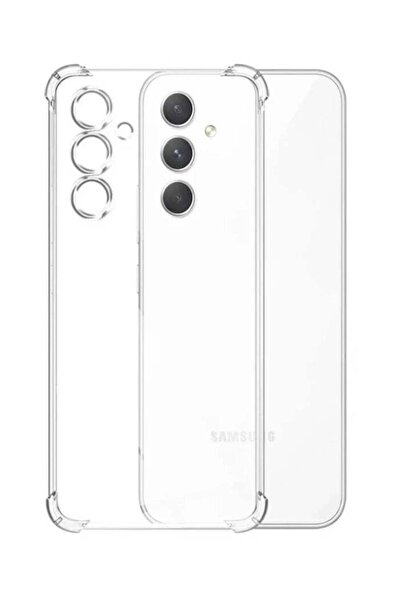 Generic جراب لهاتف Samsung Galaxy S25 Plus، غطاء حماية شفاف من مادة TPU بأربع...