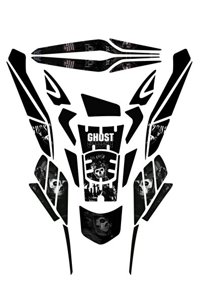 Honda Pcx DLX 2025 Model Tank Pad Ghost Rider