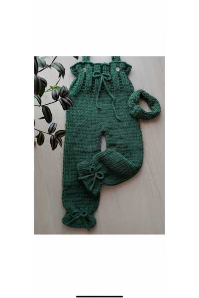 Nova بدلة فتاة منتفخة محبوكة يدويًا، بدلة عصرية مع باندانا كهدية