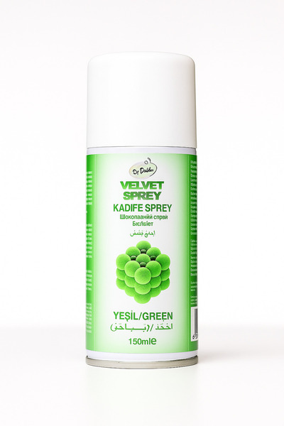 Top Ingrediente Velvet Hair Dye Spray – Velvet Effect - Green - 150 Millilite...