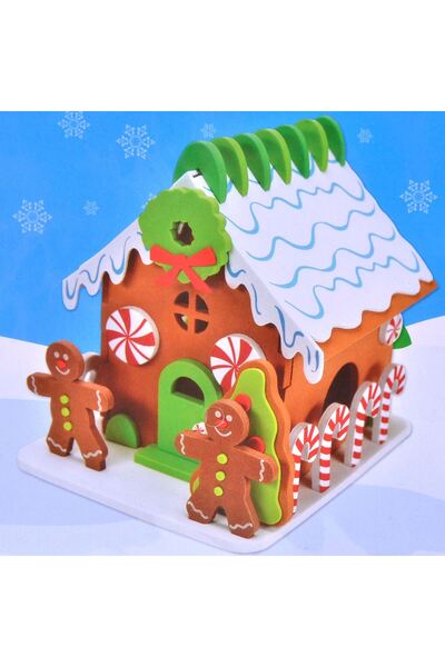 OEM Set creatii de Craciun ”Creeaza casa de biscuiti 3D” - 62buc