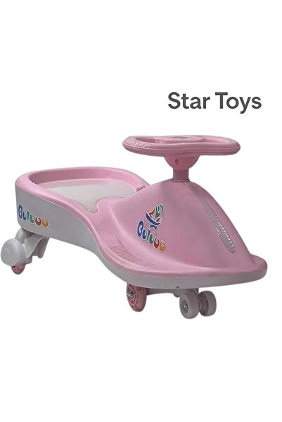 STAR TOYS سيارة عجيبه هزازة للأطفال مع إضاءة LED وموسيقى شيلات
