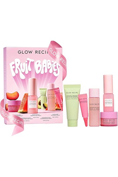Glow مجموعة العناية بالبشرة من فروت بيبيز - مجموعة هدايا من 5 قطع