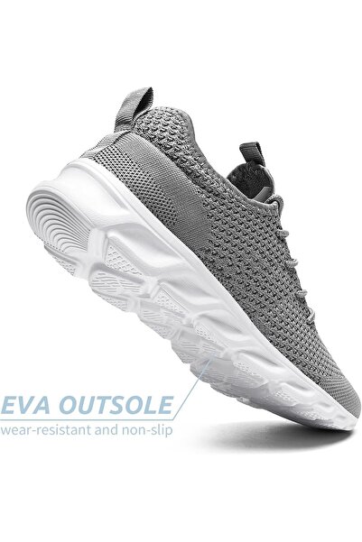 fashionup Running Women's Lightweight Breathable Non-Slip Slip-On Sneakers 42EU