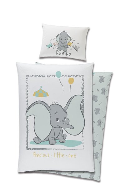 Dumbo Disney Lenjerie pentru copii 90x120 cm, 40x60 cm