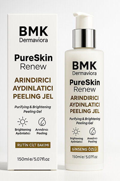 BMK BEAUTY COSMETİC BMK Dermaviora Cilt Yenileyici Peeling 150 ml (Ginseng Özlü)