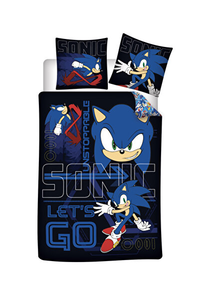 Sonic Unstoppable Hedgehog Children's bedding 100×135 cm, 40×60 cm
