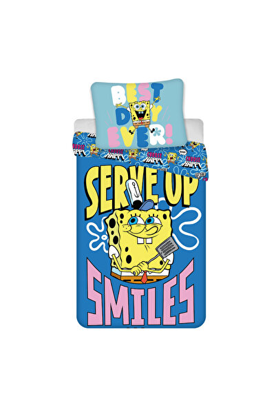 SPONGEBOB Serve Up bed linen set 135×200cm, 80×80 cm