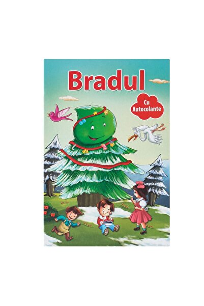 OEM Christmas Card "The Tree" A5 with Stickers - 8F