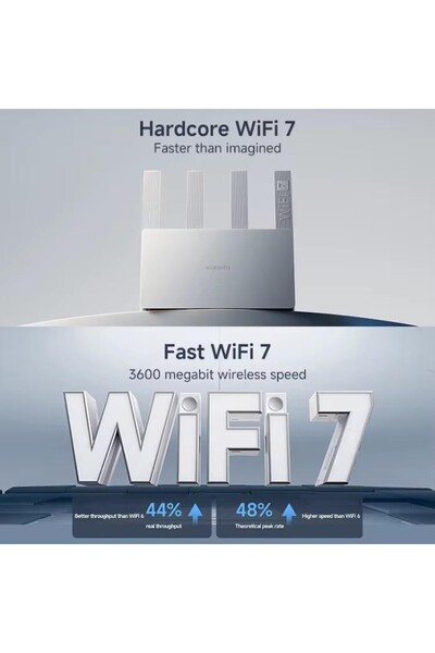 Xiaomi BE3600 Wi-Fi 7 Dual-Band Wireless Router, 3600 Mbps, 2.5G Ethernet
