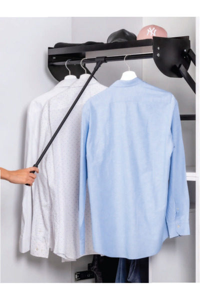 Keskin Metal Tasarım Rafli Gardrop Asansörü 60 cm