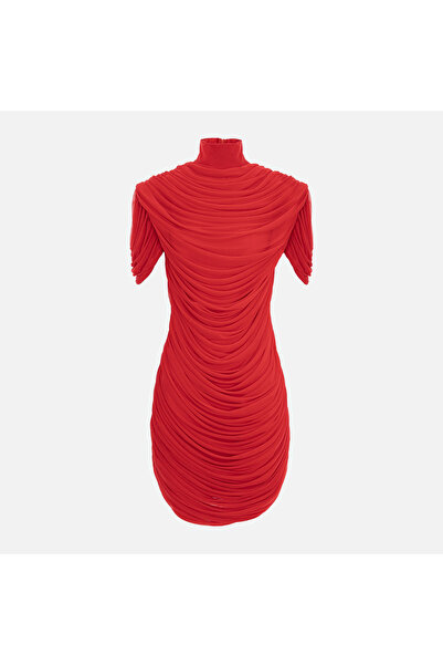 Enchanté Sori MINI DRESS WITH COLLAR AND RUFFLES