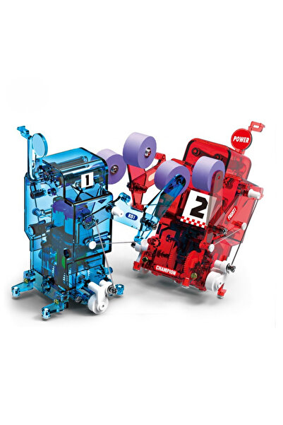 craftivio Kendin Yap Hareketli Boksör Robot - Eğitici STEM Montaj Oyuncak Set...