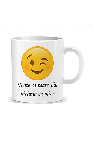 OEM Mug with emoji and message – "No one like me" – 330 ml, Tipo-Art