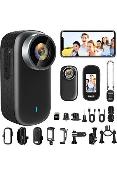 Generic 4K Mini Action Camera WiFi 150 Wide Angle Magnetic Body Cam Stabilization Helmet Bike Recorder