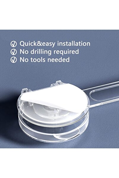 Yuroochii Child Safety Cabinet Locks (Pack of 15) — Transparent Multi-Purpose Adhesive ABS Locks