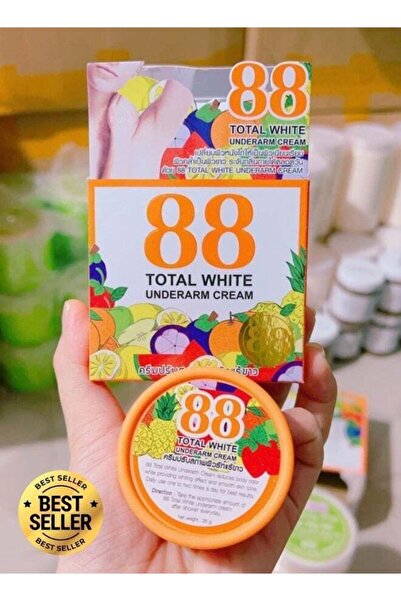 888 TOTAL WHITE كريم الإبط الأبيض 35 جرام - تبييض وتفتيح منطقة الإبط الداكنة،...